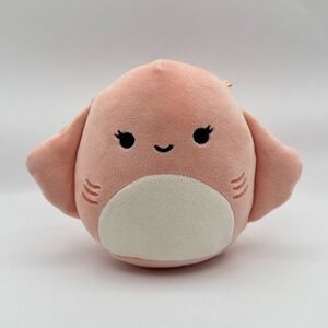 Squishmallow Ludovica The Orange Coral Stingray‎ 5" Rainbow Stuffie Plushie Toy